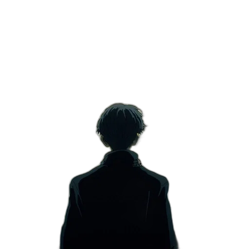 jacket, staff, robot, creature transparent PNG cut-out