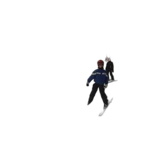 jacket, staff, robot, creature transparent PNG cut-out