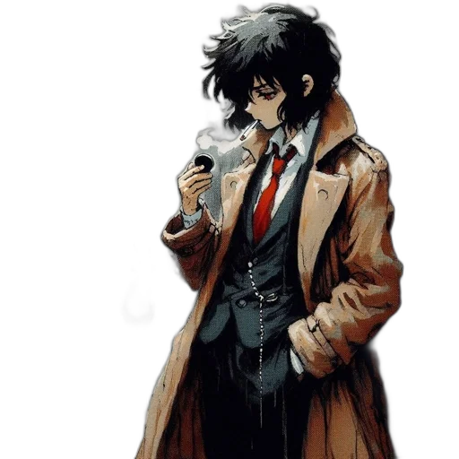 jacket, concept art, comic book art, cartoon transparent PNG cut-out
