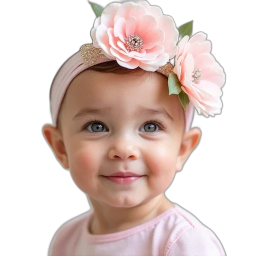 face, flower, hat, crown transparent PNG cut-out