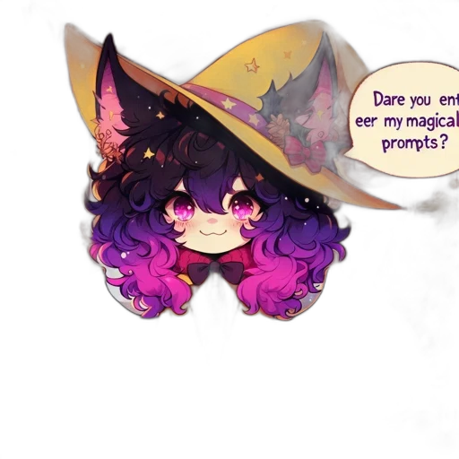 hat, mask, staff, dragon transparent PNG cut-out