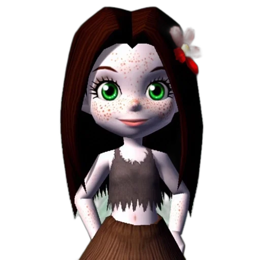 creature, staff, dress, animal transparent PNG cut-out