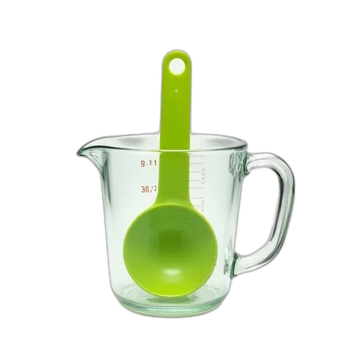 clear, plastic, measuring, cup transparent PNG cut-out