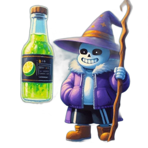 bottle, staff, jacket, food transparent PNG cut-out