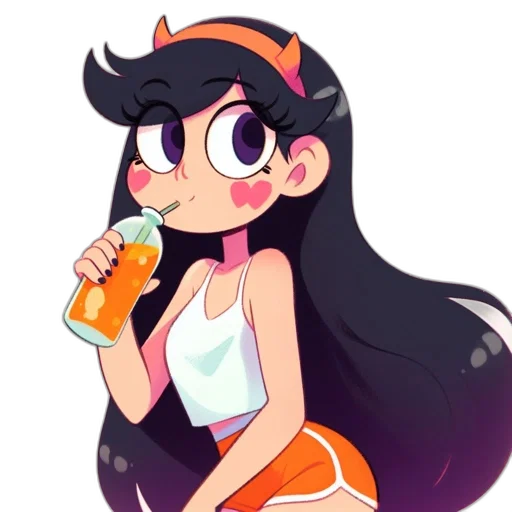 dress, bottle, staff, creature transparent PNG cut-out