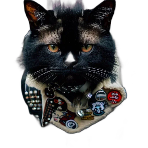jewelry, jacket, mask, animal transparent PNG cut-out