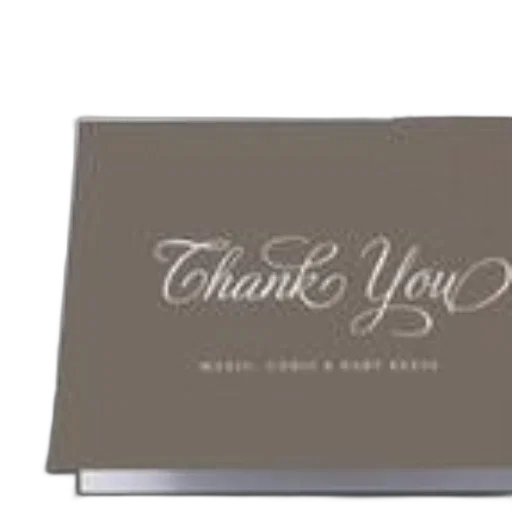 earth tones, thank, card, elegant transparent PNG cut-out