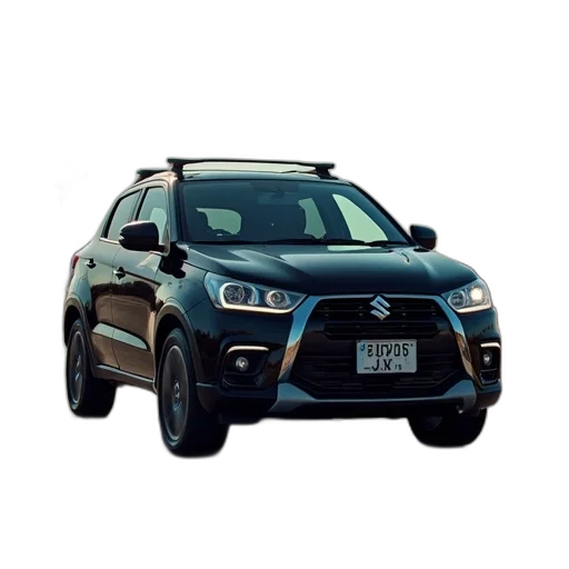 car, black, suzuki, suv transparent PNG cut-out