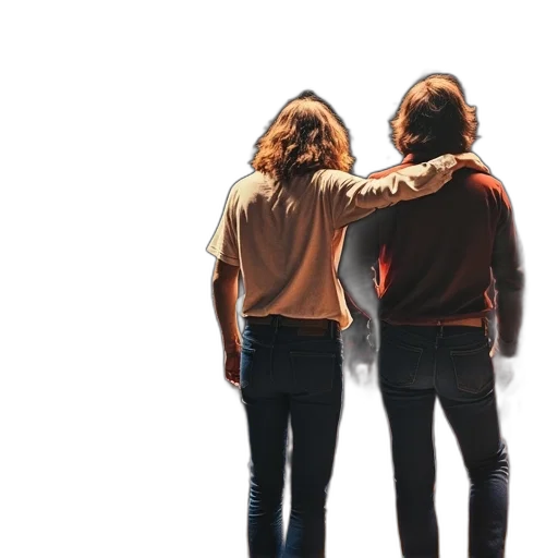 jacket, hair, 3d render, concept art transparent PNG cut-out