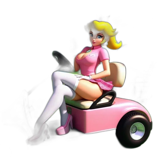 car, furniture, concept art, 3d render transparent PNG cut-out