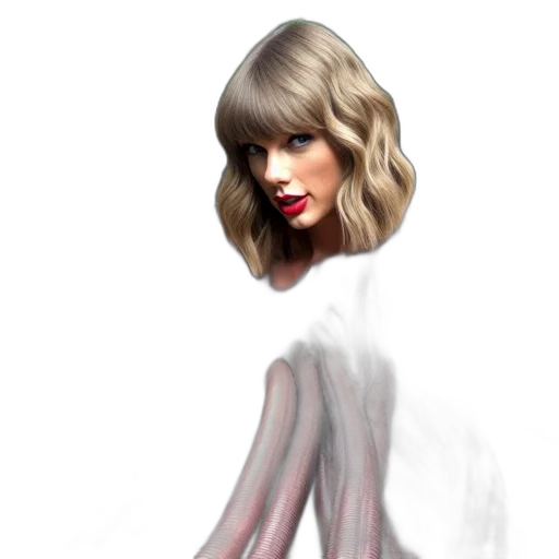 dress, hair, photorealistic, concept art transparent PNG cut-out
