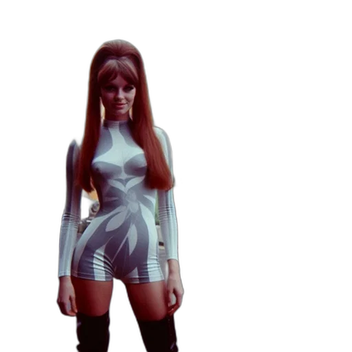 dress, robot, 3d render, concept art transparent PNG cut-out