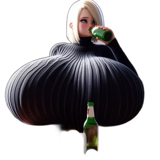 bottle, dress, jacket, food transparent PNG cut-out