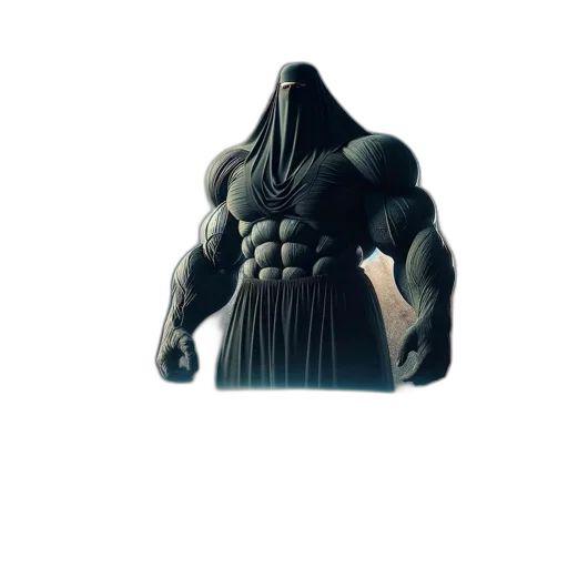 jacket, creature, dress, mask transparent PNG cut-out