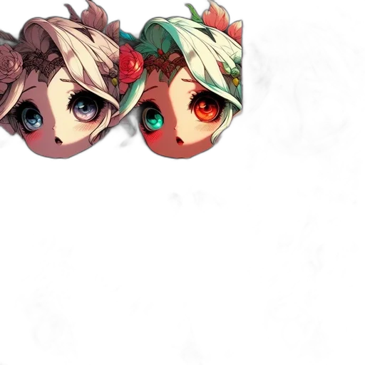 crown, mask, staff, anime transparent PNG cut-out