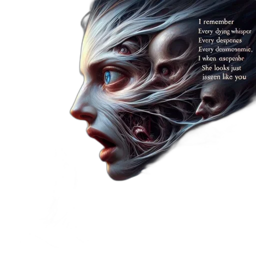 face, mask, robot, creature transparent PNG cut-out