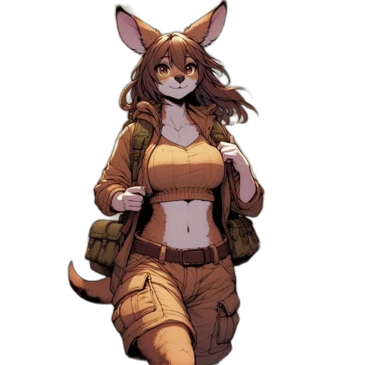 staff, animal, jacket, weapon transparent PNG cut-out