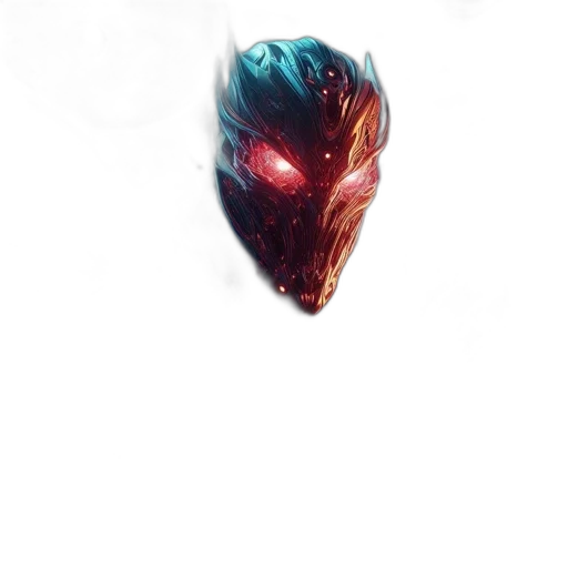 mask, face, creature, dragon transparent PNG cut-out