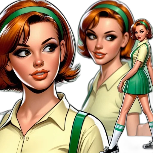 comic book art, concept art, cartoon, photorealistic transparent PNG cut-out