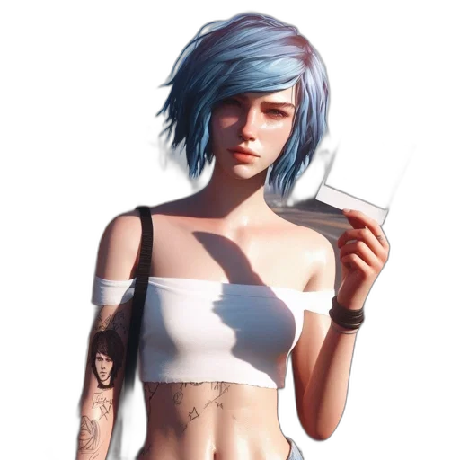 dress, weapon, staff, jewelry transparent PNG cut-out
