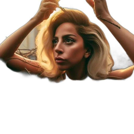 hair, crown, mask, face transparent PNG cut-out