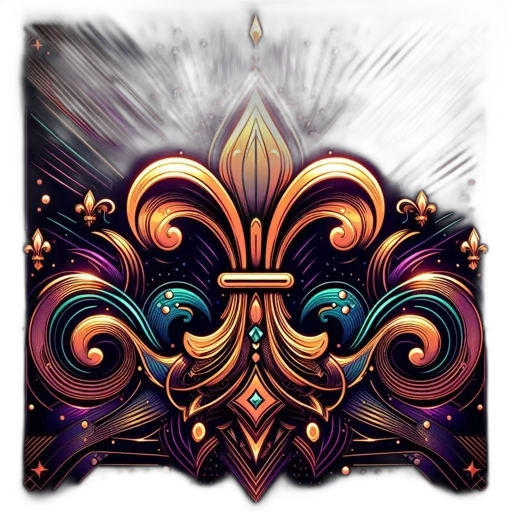 crown, mask, fantasy art, pixel art transparent PNG cut-out