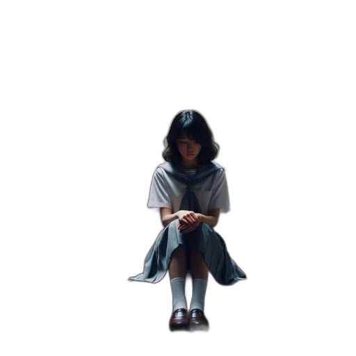 dress, jacket, staff, shoes transparent PNG cut-out