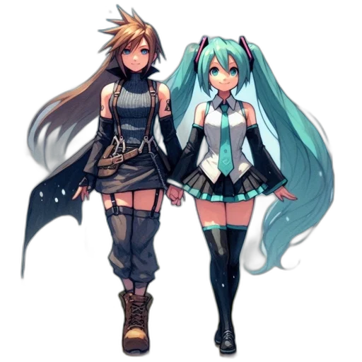 dress, staff, concept art, anime transparent PNG cut-out