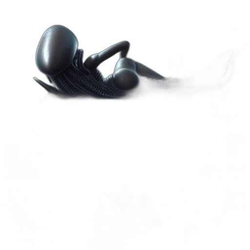 mask, hair, robot, creature transparent PNG cut-out