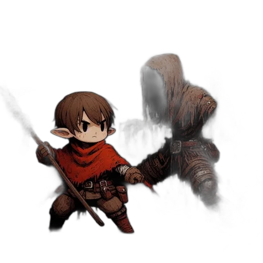 weapon, sword, staff, creature transparent PNG cut-out
