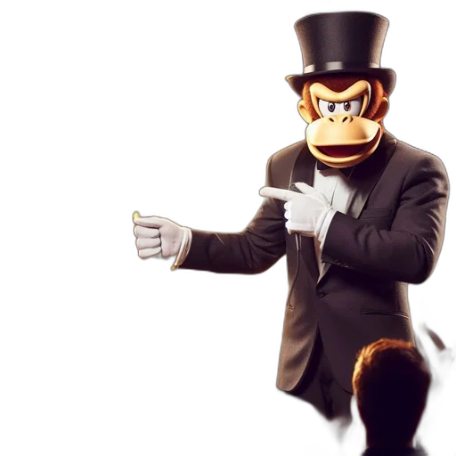 animal, mask, staff, hat transparent PNG cut-out