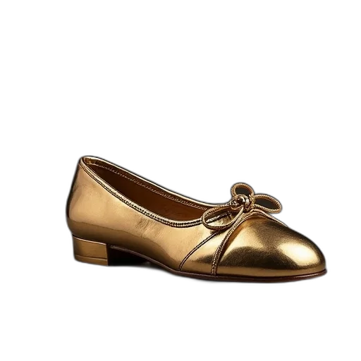shoes, golden, metallic, bronze transparent PNG cut-out
