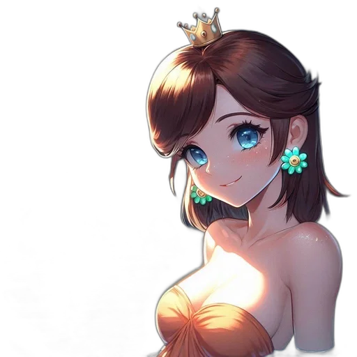crown, dress, jewelry, flower transparent PNG cut-out