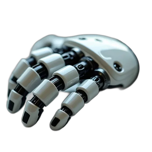 robot, 3d render, cyberpunk, close-up transparent PNG cut-out
