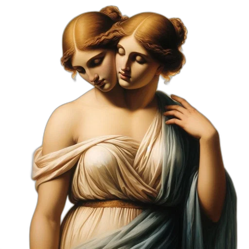 dress, jewelry, photorealistic, oil painting transparent PNG cut-out