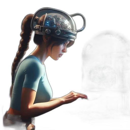 robot, face, mask, concept art transparent PNG cut-out