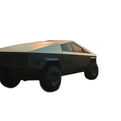 car, robot, weapon, 3d render transparent PNG cut-out