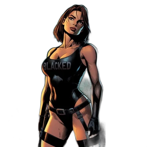 comic book art, concept art, cartoon, fantasy art transparent PNG cut-out