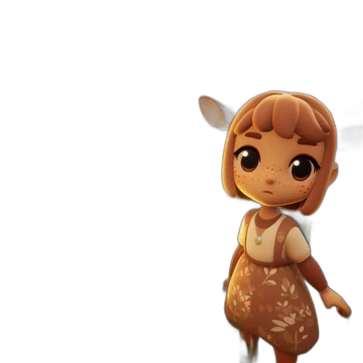 animal, creature, dress, staff transparent PNG cut-out