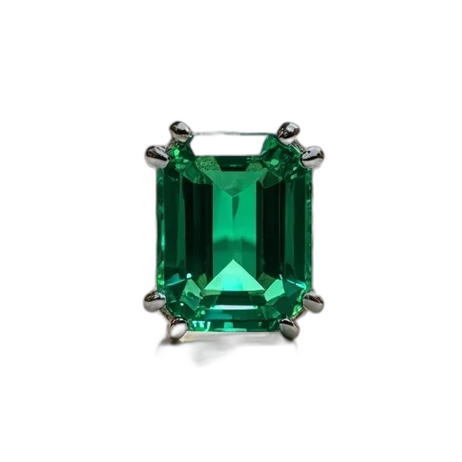 jewelry, crown, 3d render, green transparent PNG cut-out