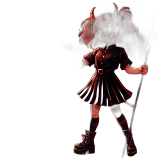 staff, weapon, mask, creature transparent PNG cut-out