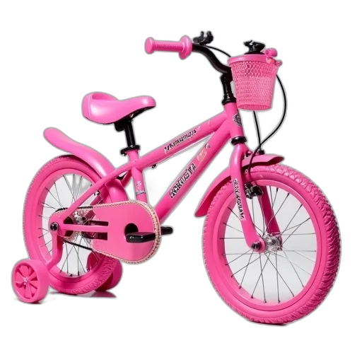 3d render, photorealistic, girls, bicycle transparent PNG cut-out