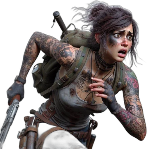 weapon, concept art, fantasy art, cyberpunk transparent PNG cut-out