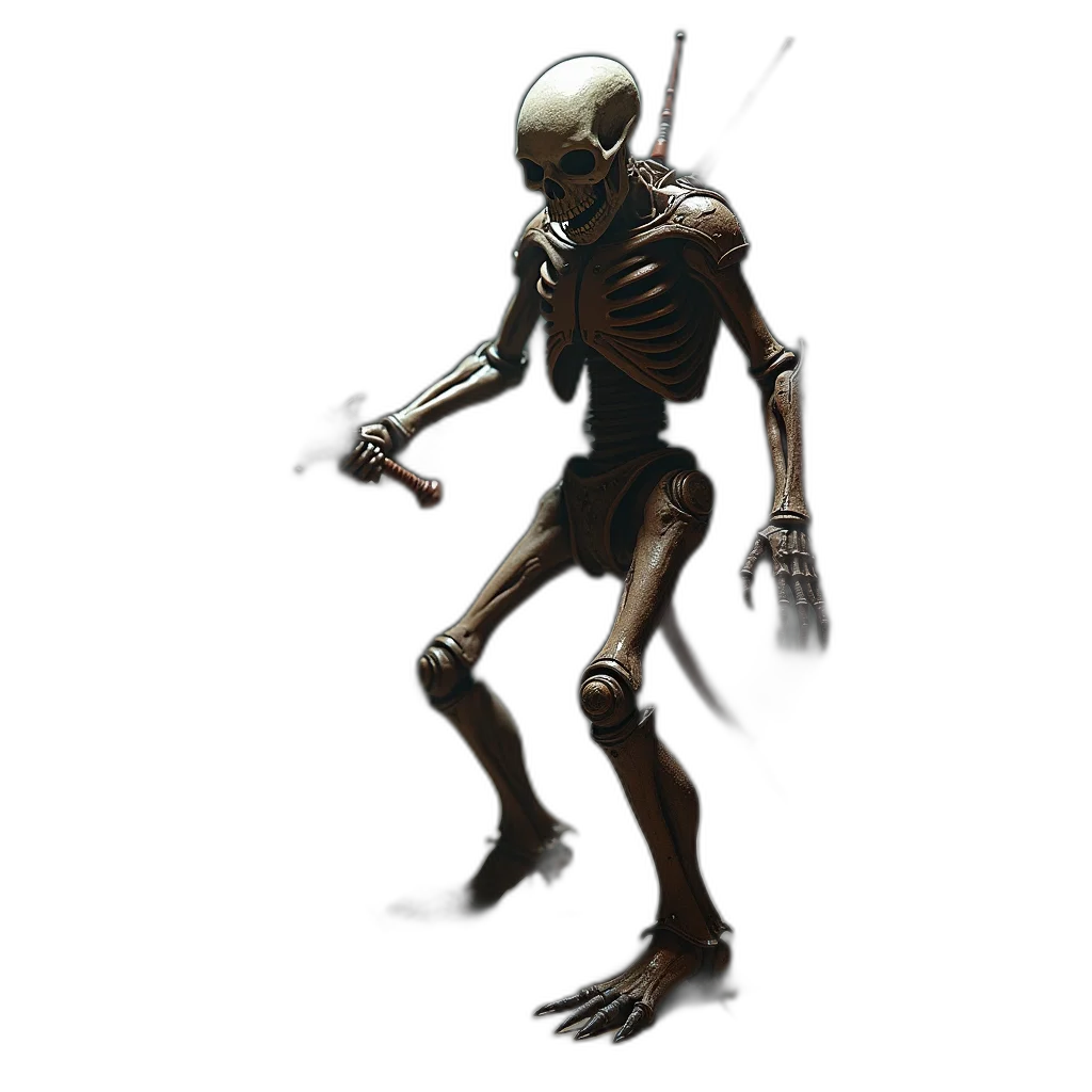 robot, creature, staff, animal transparent PNG cut-out
