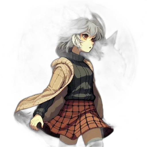 jacket, creature, dress, sword transparent PNG cut-out
