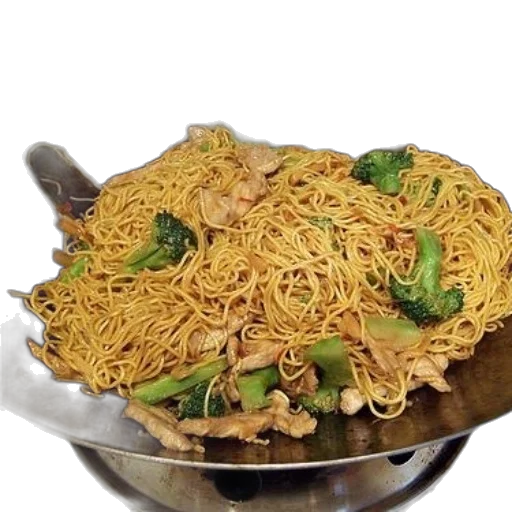 food, 3d render, photorealistic, wok transparent PNG cut-out