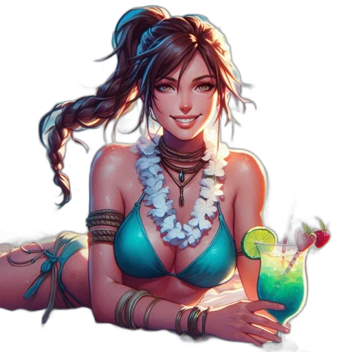 fantasy art, concept art, pixel art, comic book art transparent PNG cut-out