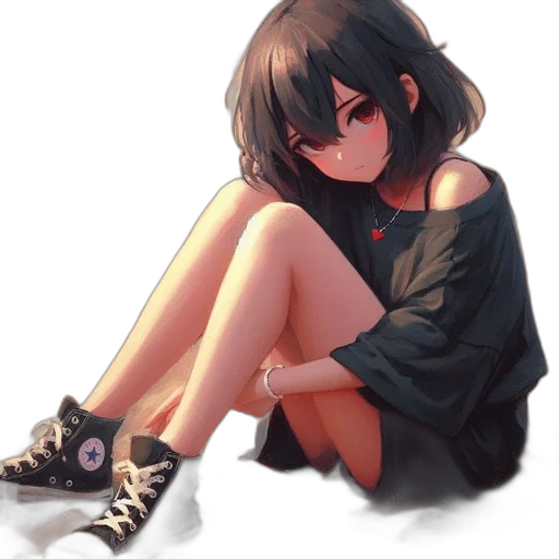 dress, shoes, jacket, face transparent PNG cut-out