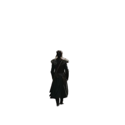 jacket, dress, staff, umbrella transparent PNG cut-out