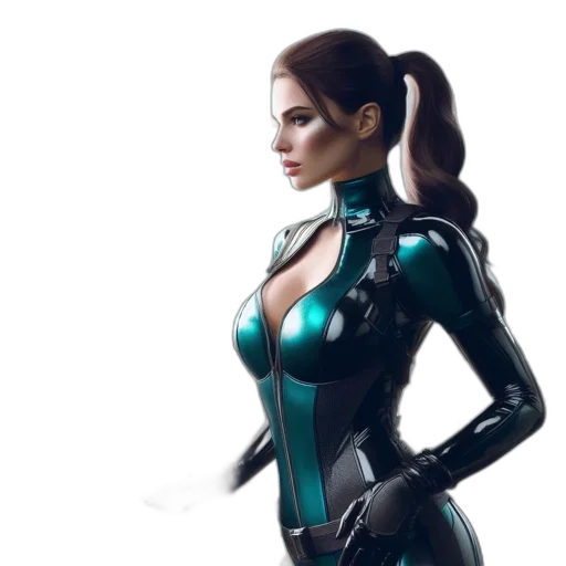 robot, concept art, comic book art, 3d render transparent PNG cut-out